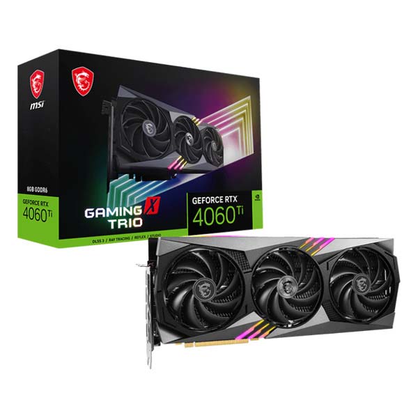 کارت گرافیک RTX 4060 Ti MSI GAMING X TRIO 8GB
