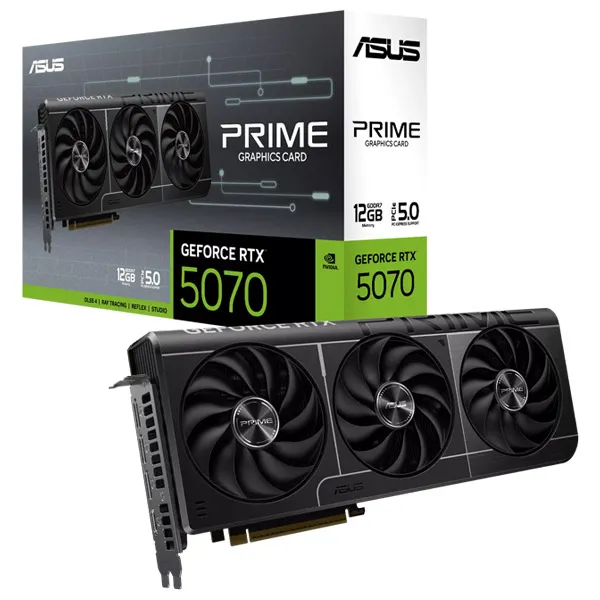 کارت گرافیک RTX 5070 ASUS PRIME 12GB همراه باکس