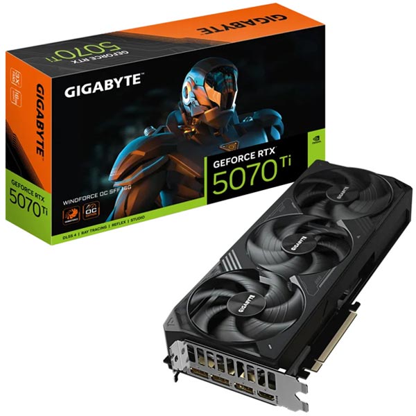 کارت گرافیک RTX 5070 Ti GIGABYTE WINDFORCE SFF OC 16GB