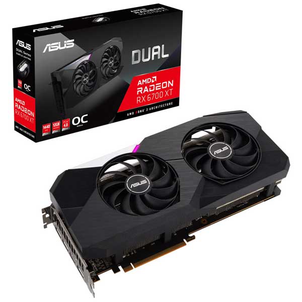 کارت گرافیک RX 6700 XT ASUS Dual OC 12GB