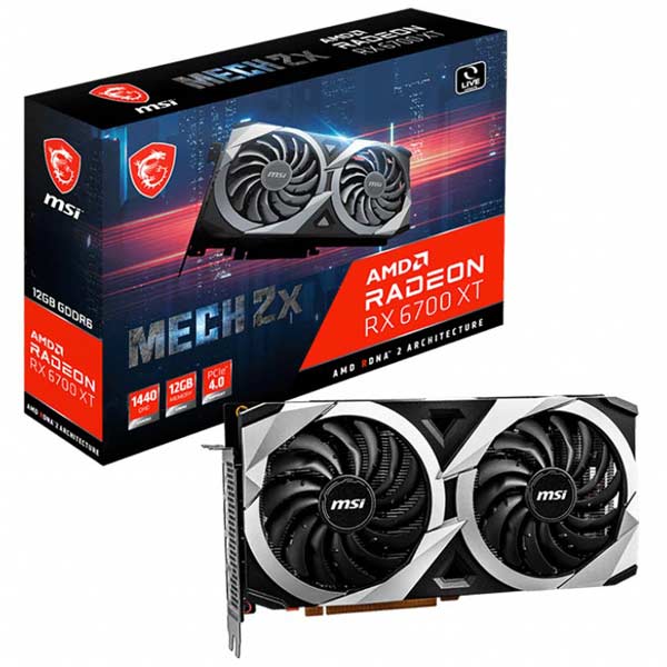 کارت گرافیک MSI Radeon RX 6700 XT MECH 2X