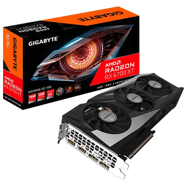 کارت گرافیک RX 6700 XT GIGABYTE GAMING OC 12GB