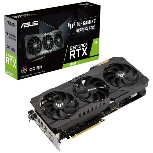کارت گرافیک RTX 3070 Ti ASUS TUF Gaming OC 8GB