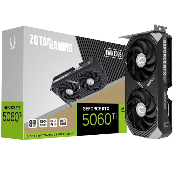 کارت گرافیک RTX 5060 Ti ZOTAC GAMING Twin Edge 8GB