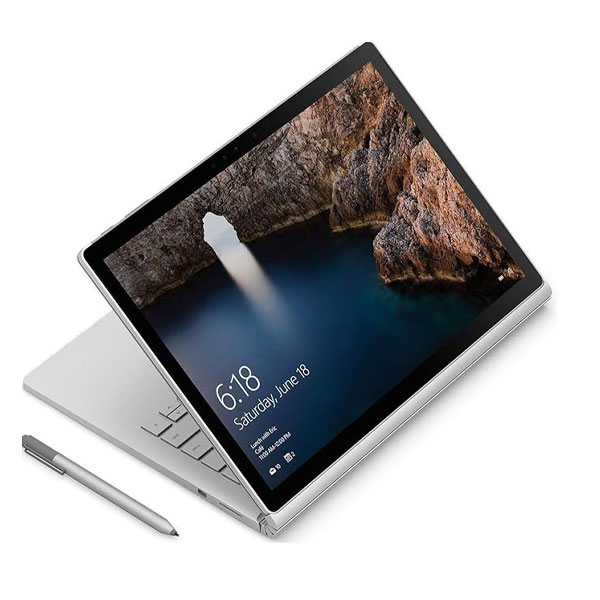 نمای لپ تاپ مایکروسافت 13.5 اینچ سرفیس 2k Book 1 Core i7-6600U لمسی (استوک)