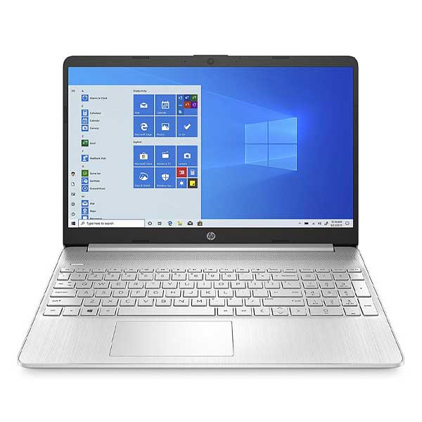 نمای لپ تاپ اچ پی 15.6 اینچ HP 15 Ryzen 5-5500U HD (استوک) از روبرو
