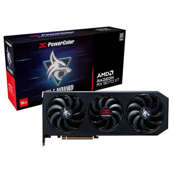 کارت گرافیک RX 9070 XT PowerColor Hellhound 16GB