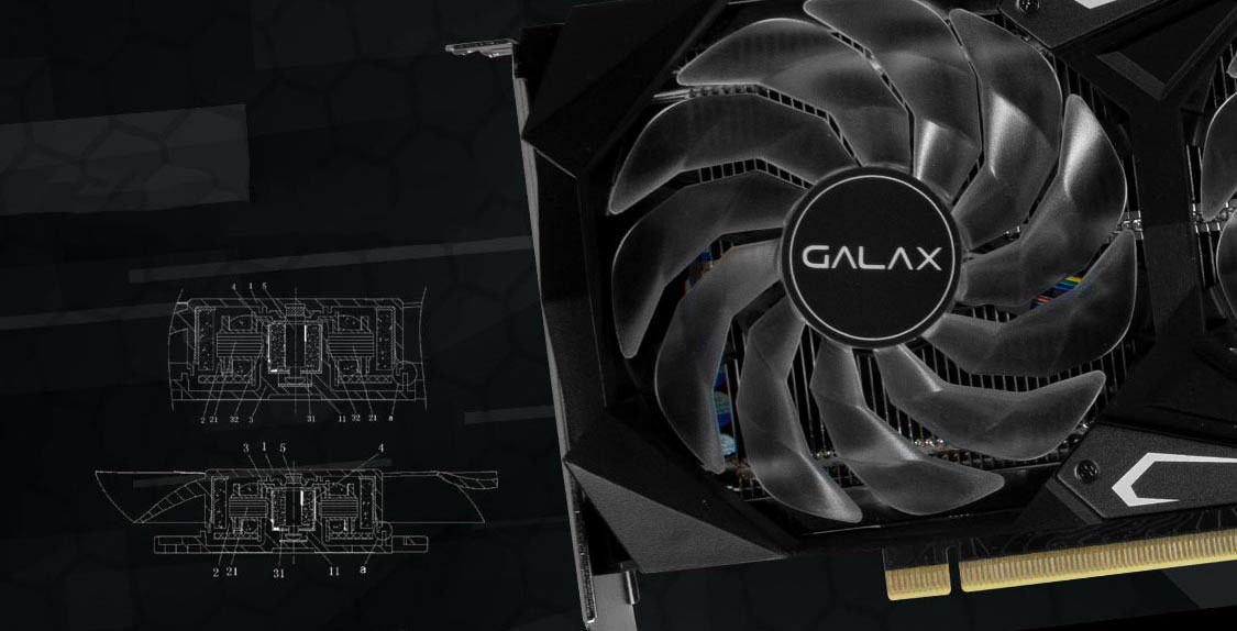 سیستم خنک کننده کارت گرافیک GALAX GeForce RTX 3090 SG