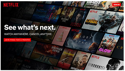 استفاده رایگان از Netflix به مدت یک ماه 
