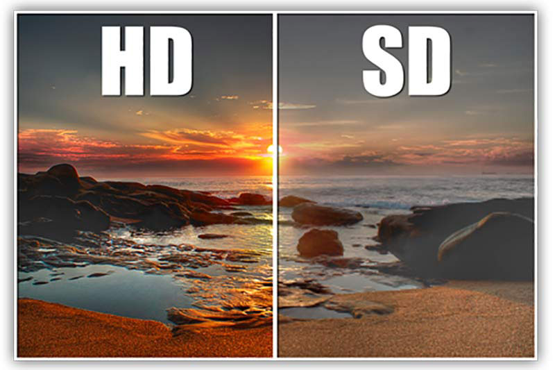 کیفیت تصویر HD تلویزیون شارپ 32BD1X