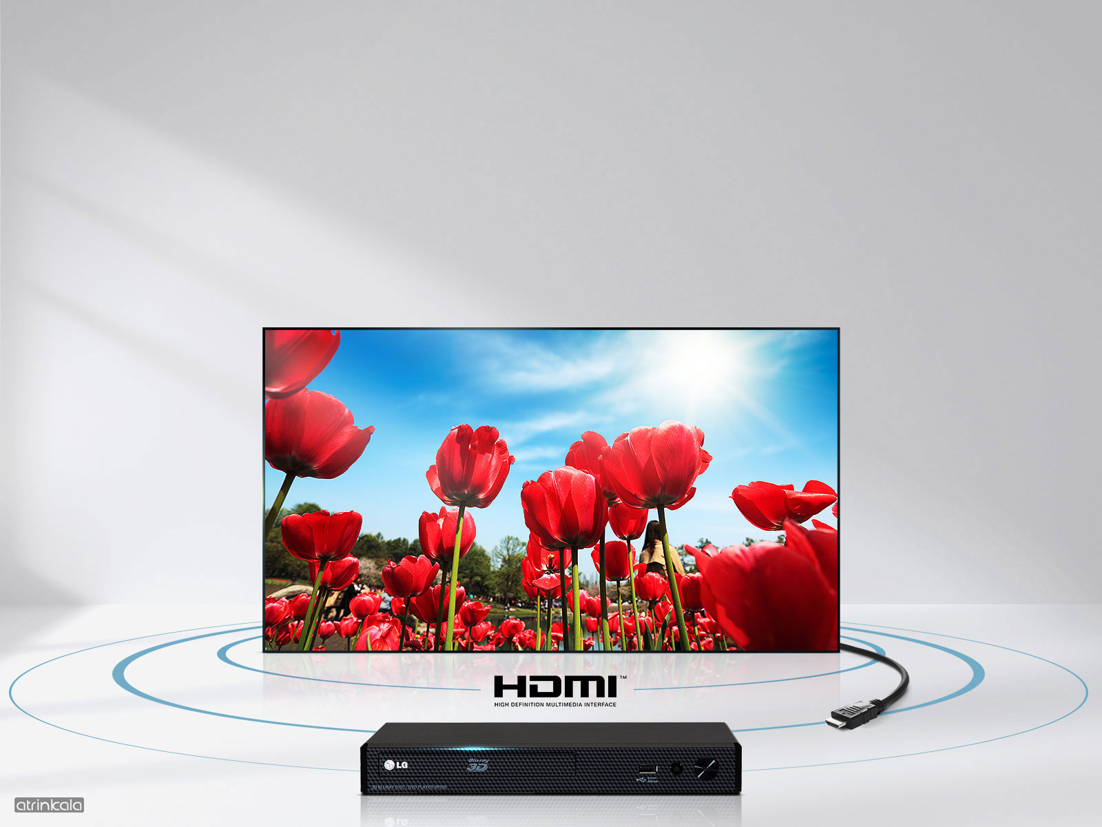 کیفیت بالا با کابل HDMI تلویزیون ال جی 43LJ510T
