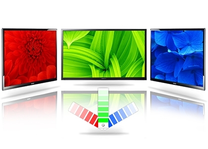 تلویزیون 50J5100 تصاویر را با کیفیت تر و با رنگ های غنی تر نمایش میدهد