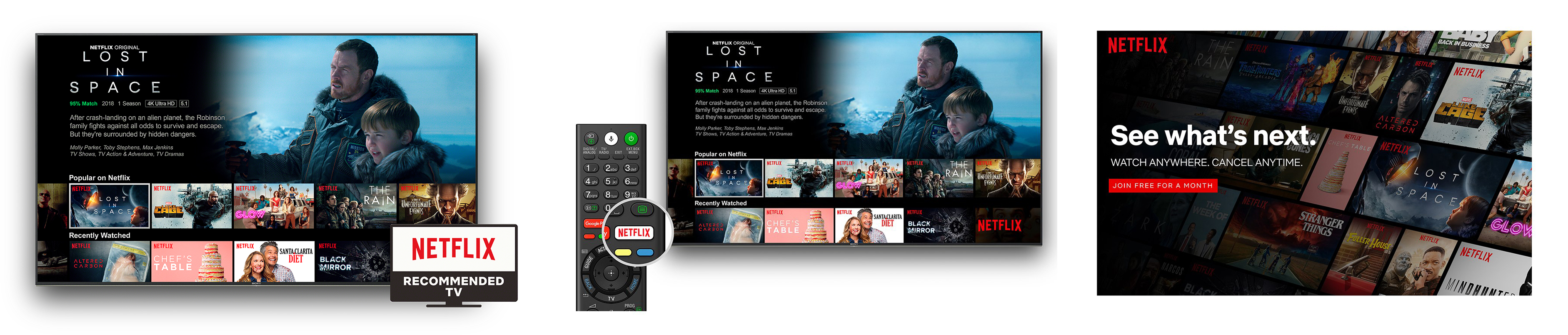 Netflix، تلویزیون 85 اینچ سونی مدل 85X8500G